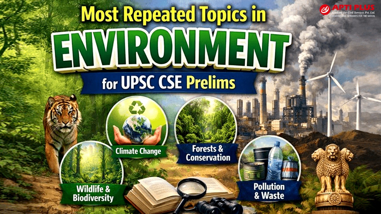 Most Repeated Topics in Environment for UPSC CSE Prelims 2026