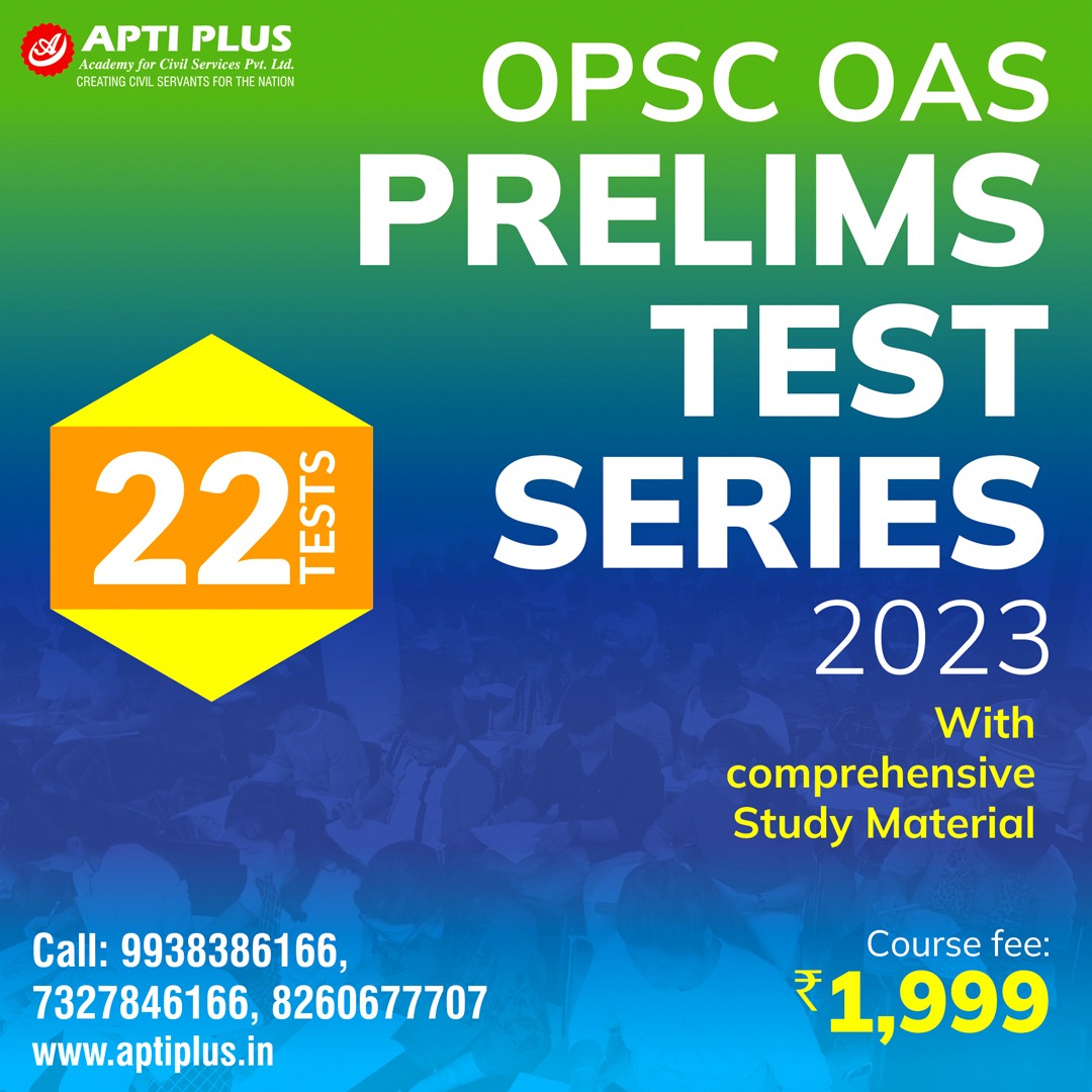 OPSC OAS PRELIMS TEST SERIES 2023