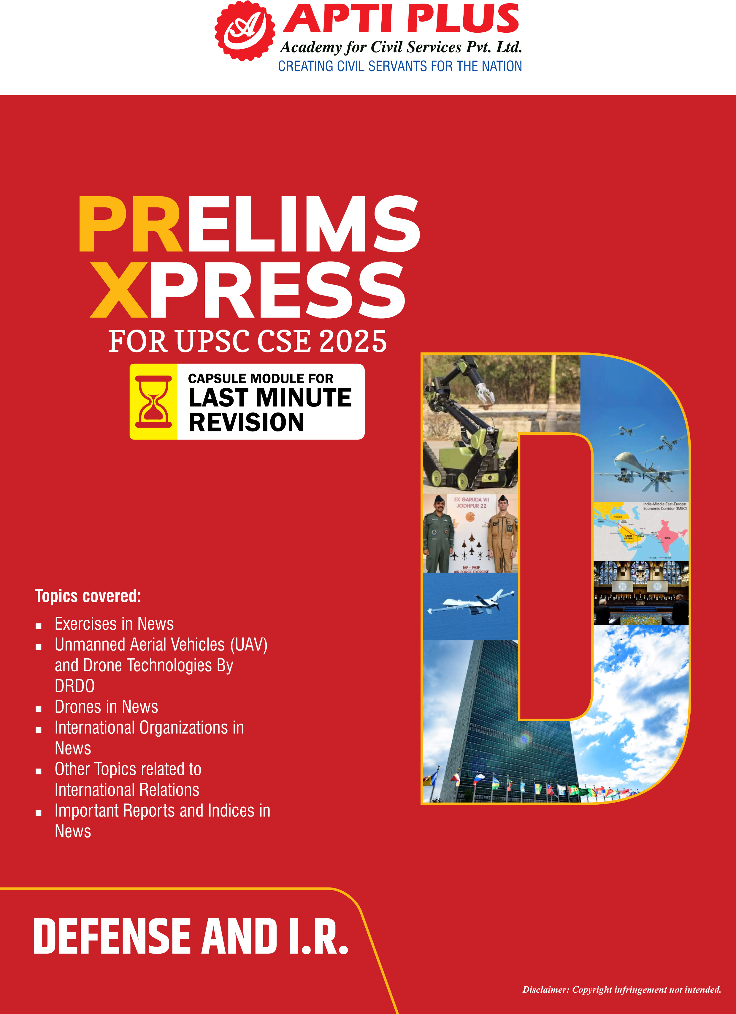 Prelims Xpress 2025 - Defense & IR